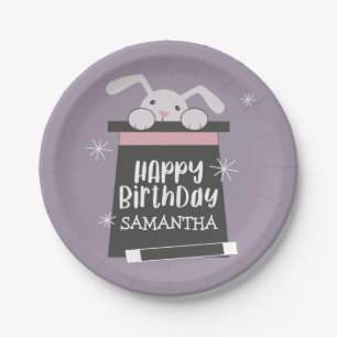 Assiettes En Carton Spectacle magique pour enfants Fête d'anniversaire