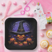 Assiettes en carton Spectral Shadows (Fête)