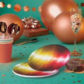 Assiettes En Carton Spectre musical Soundwave Vibrant Audio Visualizer