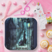 Assiettes En Carton Spectre Sur Les Marches (Fête)