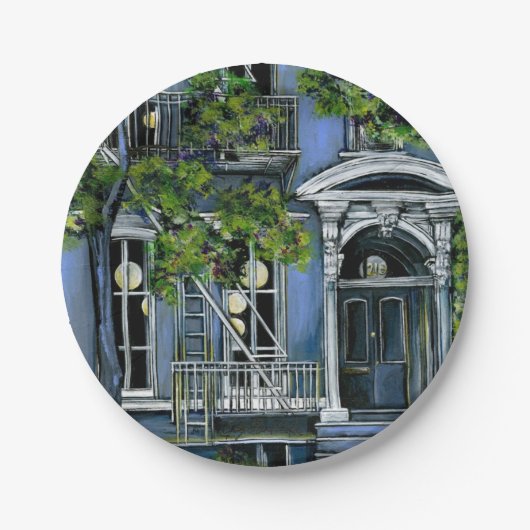 Assiettes En Carton Sphères lumineuses de l'intérieur (Devant)