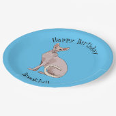 Assiettes En Carton Sphynx cat (Angle)