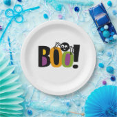Assiettes En Carton Spider BOO Halloween (Fête)