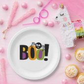 Assiettes En Carton Spider BOO Halloween (Fête)