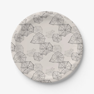 Assiettes En Carton Spider Web