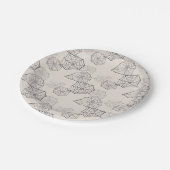 Assiettes En Carton Spider Web (Angle)