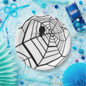 Assiettes En Carton Spider Web - Halloween - Plaque papier (Fête)