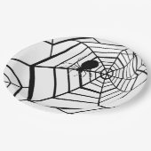 Assiettes En Carton Spider Web - Halloween - Plaque papier (Angle)