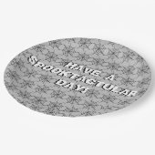 Assiettes En Carton Spider Webs Papier Motif (Angle)