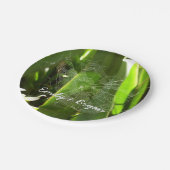 Assiettes En Carton Spiderweb dans Tropical Leaves Nature (Angle)