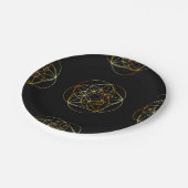 Assiettes En Carton Spirale de Fibonacci la géométrie sacrée (Angle)