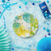 Assiettes En Carton Splash II (Fête)