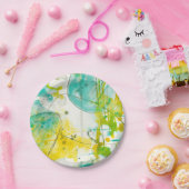 Assiettes En Carton Splash II (Fête)