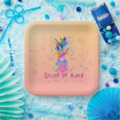 Assiettes En Carton Splash of Aloha (Fête)