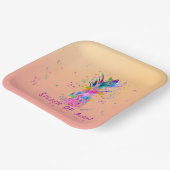 Assiettes En Carton Splash of Aloha (Angulaire)