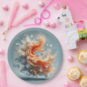 Assiettes En Carton Splash tropical (Fête)