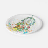 Assiettes En Carton Splatter Dreamcatcher (Angle)