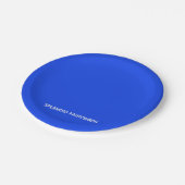 Assiettes En Carton Splendid Fairywren Blue Colour (Angle)