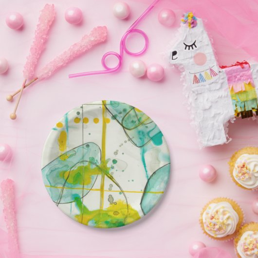 Assiettes En Carton Splish Splash I (Fête)