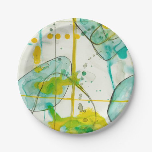 Assiettes En Carton Splish Splash I (Devant)