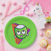 Assiettes En Carton Spooktacular Zombie Halloween Plates - Green (Fête)