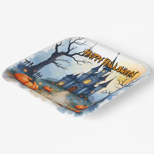 Assiettes En Carton Spooky Cute Trendy Halloween Collection (Angulaire)