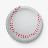 Assiettes En Carton Sport De Baseball (Devant)