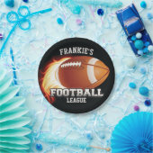 Assiettes En Carton Sports Flames (Fête)