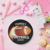 Assiettes En Carton Sports Flames (Fête)