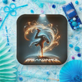 Assiettes En Carton "Spotlight Groove" - dansant sous les projecte (Fête)