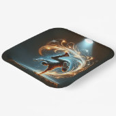 Assiettes En Carton "Spotlight Groove" - dansant sous les projecte (Angulaire)