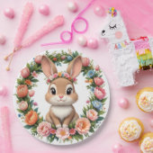 Assiettes En Carton Spring Bunny Easter Paper Plate (Fête)