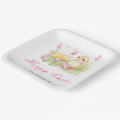 Assiettes En Carton Spring Chick Easter Brunch (Angulaire)