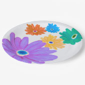 Assiettes En Carton Spring Flowers (Angle)