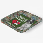 Assiettes En Carton Springer Spaniel Soirée personnalisée de 4e annive (Angulaire)