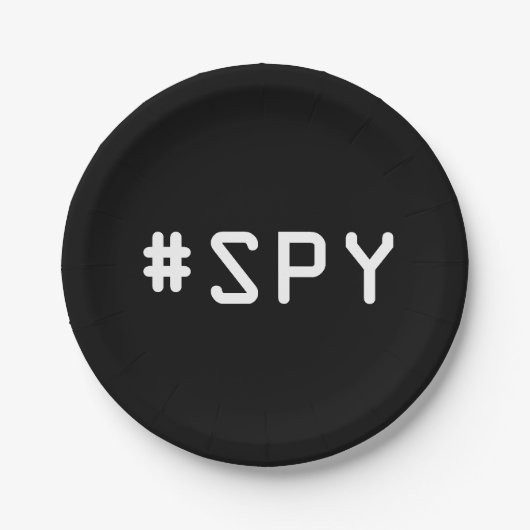 Assiettes En Carton #SPY - plats (Devant)