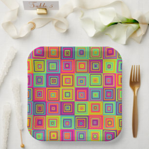 Assiettes En Carton Squares