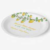 Assiettes En Carton Squeeze Lemon principal Baby shower neutre pour le (Angle)