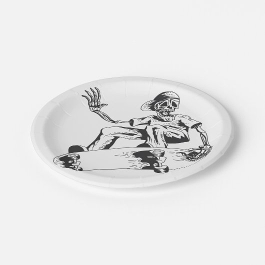 Assiettes En Carton squelette (Angle)