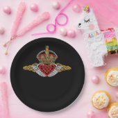 Assiettes En Carton Squelette Couleur Claddagh (Fête)