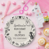 Assiettes En Carton Squelette éffrayant et Anniversaire de enfant fant (Fête)