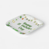 Assiettes En Carton St patrick aquarelle (Angulaire)