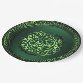 Assiettes En Carton St. Patrick's Day - Celtic Motif Round (Angle)