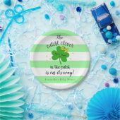 Assiettes En Carton St Patrick's Day Cutest Clover Baby shower Party (Fête)