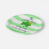 Assiettes En Carton St Patrick's Day Cutest Clover Baby shower Party (Angle)