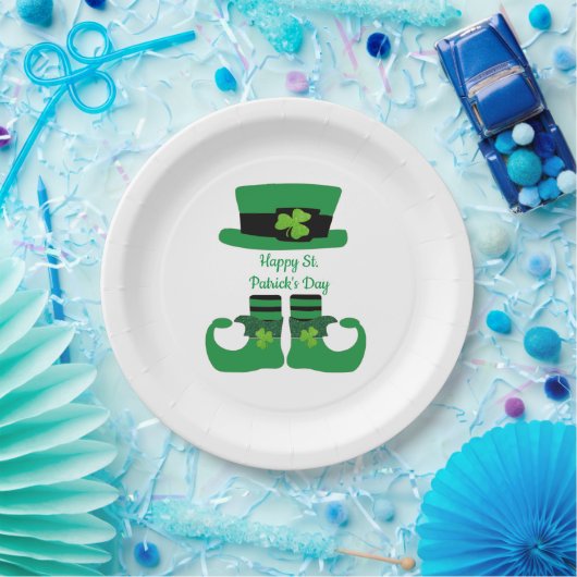Assiettes En Carton St. Patrick's Day, Irlandais, Leprechaun, Parti Ve (Fête)