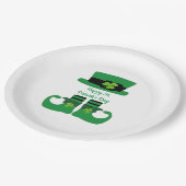 Assiettes En Carton St. Patrick's Day, Irlandais, Leprechaun, Parti Ve (Angle)