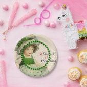 Assiettes En Carton St Patrick's Day Petite fille irlandaise (Fête)