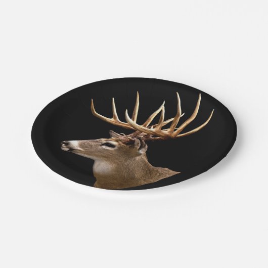 Assiettes En Carton Stag Buck Deer (Angle)
