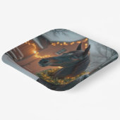 Assiettes En Carton Stallion avec couronne de Noël (Angulaire)